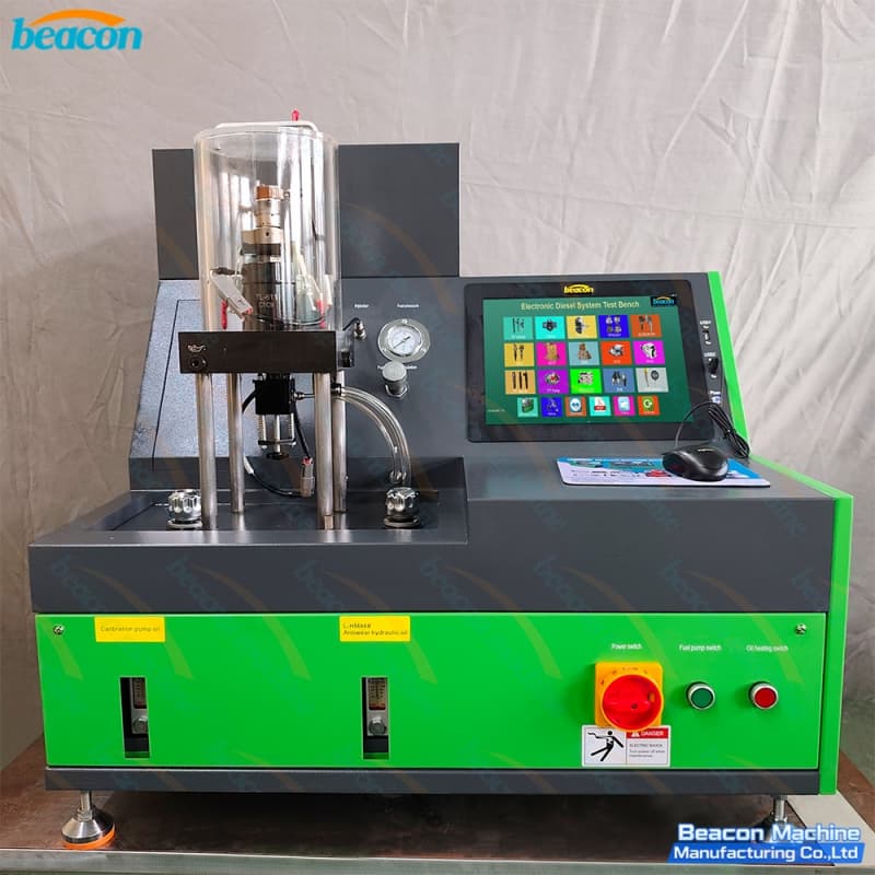 {Испытательный стенд для форсунок HEUI-F, HEUI и Common Rail производства Beacon Machine Manufacturing оборудование для тестирования форсунок Caterpillar C7, C9 и 3126B.}