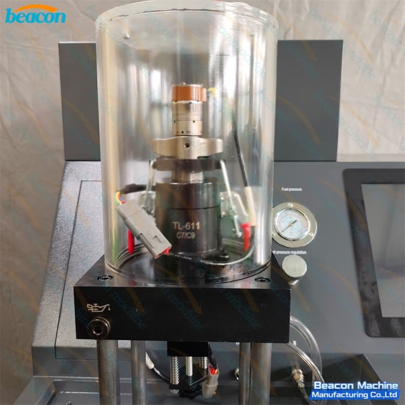 {Испытательный стенд для форсунок HEUI-F, HEUI и Common Rail производства Beacon Machine Manufacturing оборудование для тестирования форсунок Caterpillar C7, C9 и 3126B.}