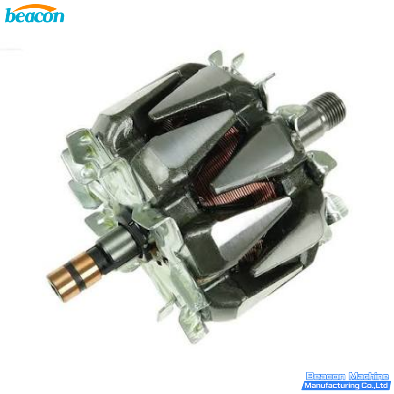 Automotive alternator Автомобильный генератор с видимым ротором - типичная заготовка для балансировки на станках для динамической балансировки